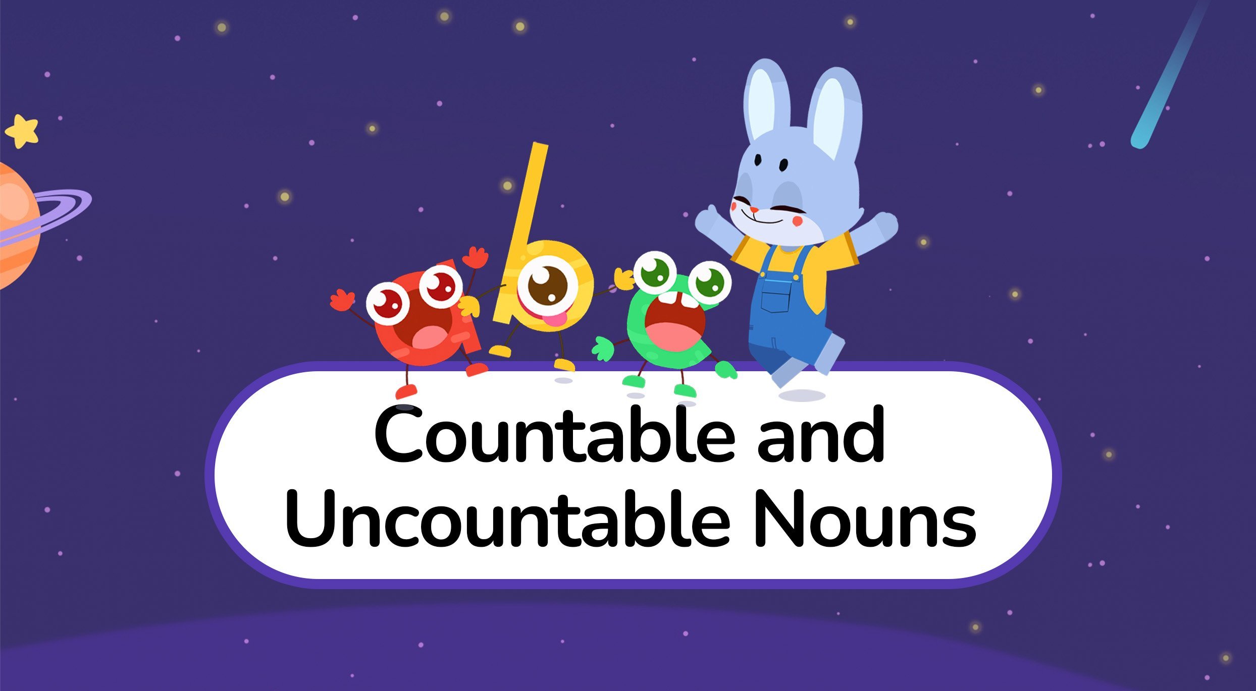 Countable and Uncountable Nouns for Kids: Easy English Grammar with Max