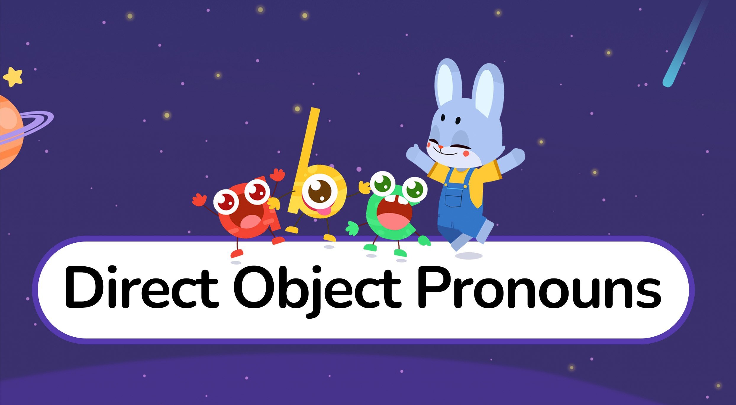 Direct Object Pronouns for Kids: Easy Grammar Guide with Max