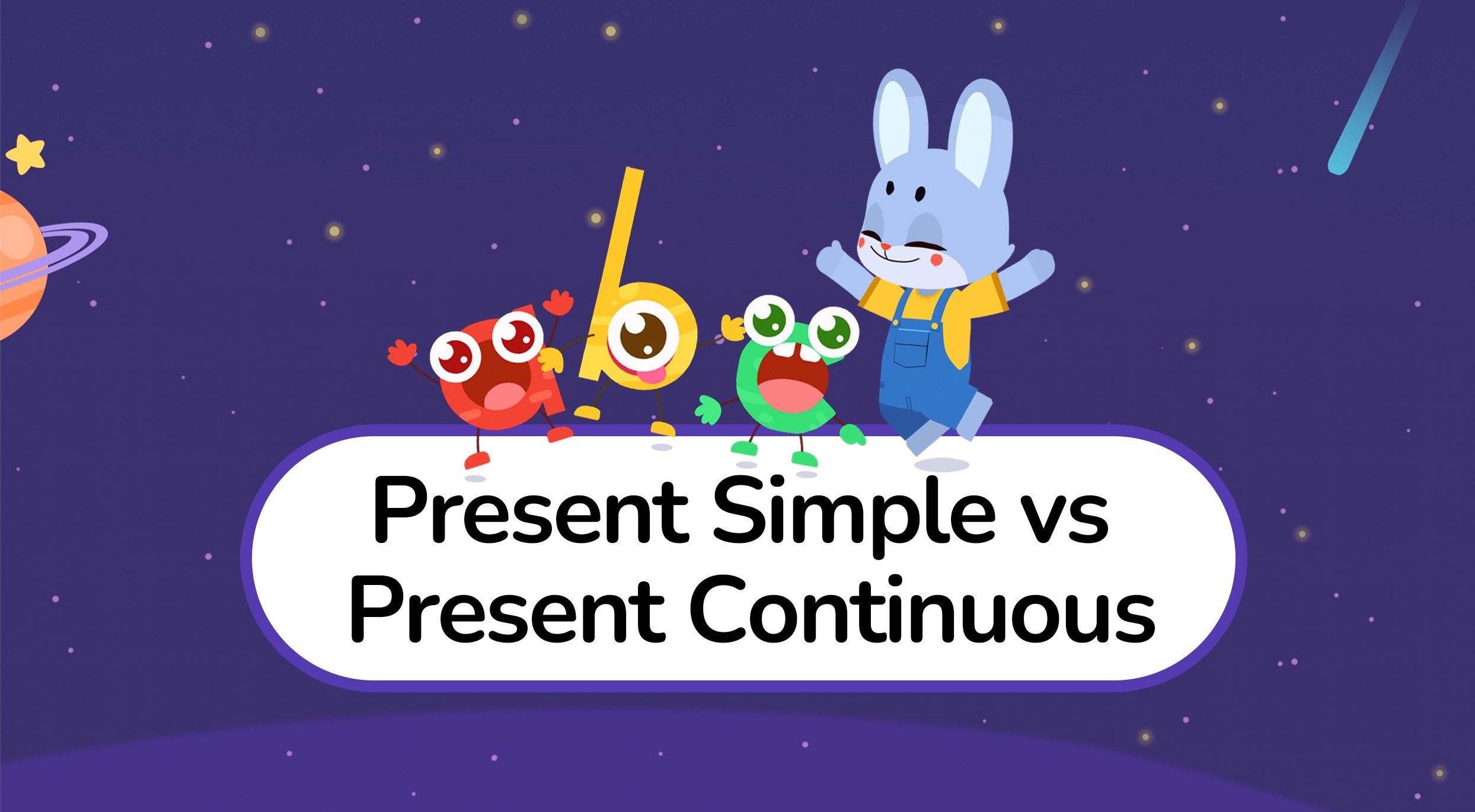 Present Simple vs Present Continuous: Easy Grammar Guide for Kids